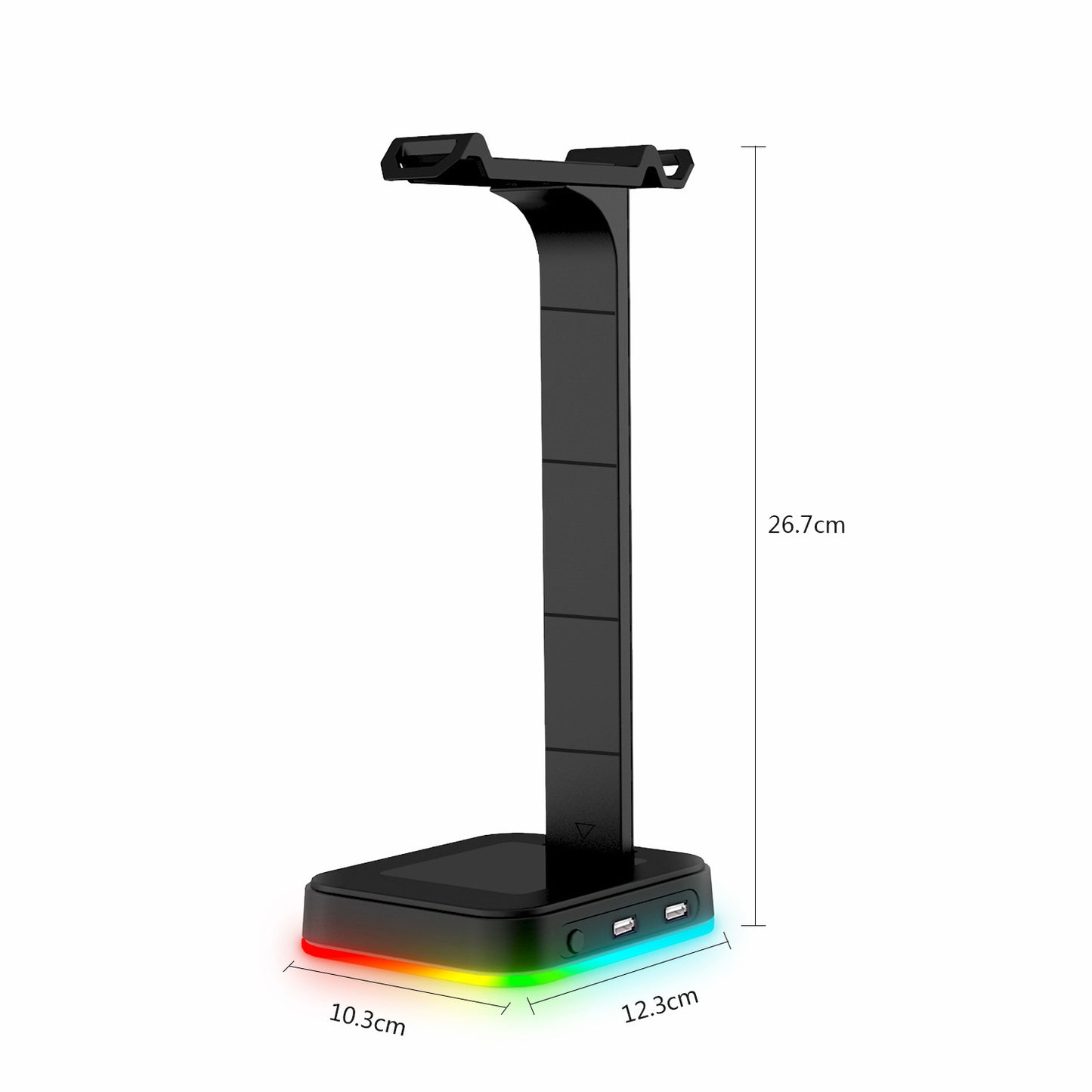 Gamer 2 In 1 RGB Headphone Stand